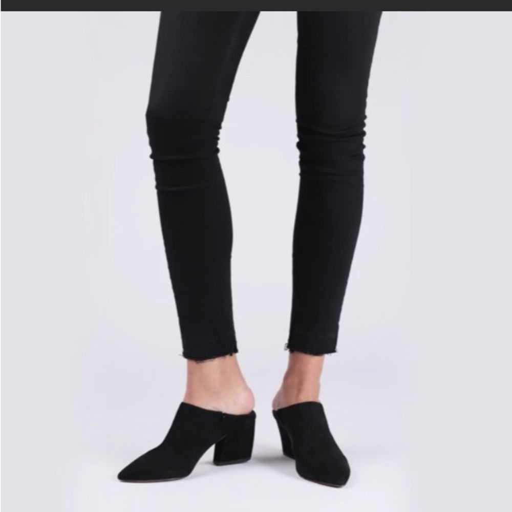 Botkier Black Suede Mules